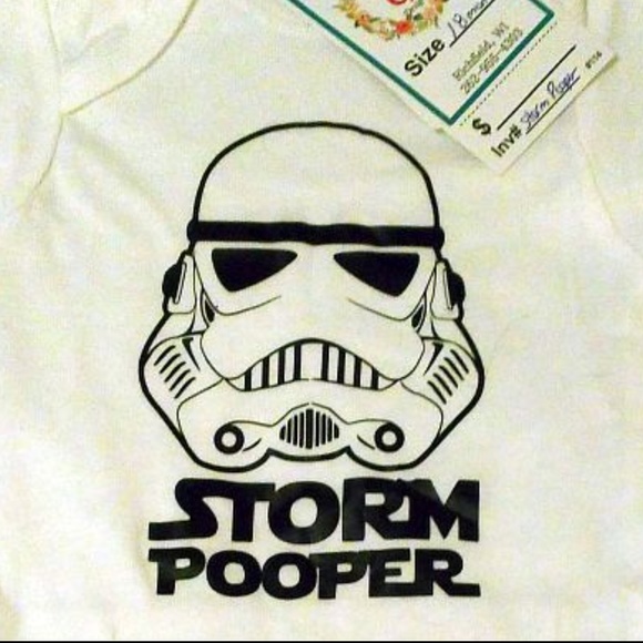 Star Wars Other - Star Wars Storm Pooper Baby Onesie New Star Wars Other - Star Wars Storm Pooper Baby Onesie New